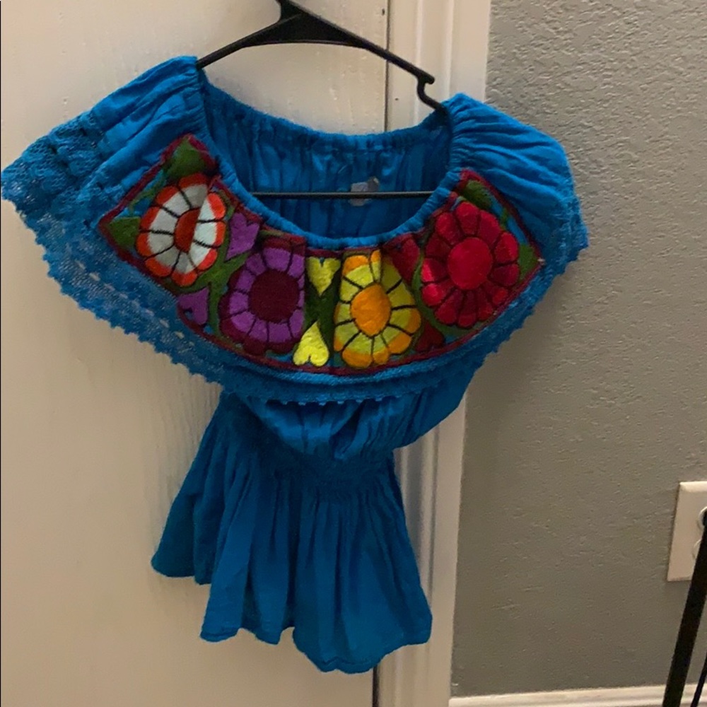 Traditional Off-Shoulder Top